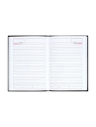 Ежедневник недатированный Calligrata. Nebraska, А5, 160 листов, твёрдый переплёт, кожзам, чёрный - Фото 6