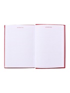 Ежедневник недатированный Calligrata. Nebraska, А5, 160 листов, твёрдый переплёт, кожзам, красный - Фото 11