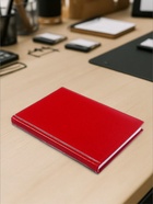 Ежедневник недатированный Calligrata. Nebraska, А5, 160 листов, твёрдый переплёт, кожзам, красный - Фото 4