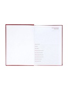 Ежедневник недатированный Calligrata. Nebraska, А5, 160 листов, твёрдый переплёт, кожзам, красный - Фото 8