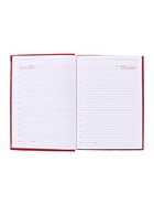 Ежедневник недатированный Calligrata. Nebraska, А5, 160 листов, твёрдый переплёт, кожзам, красный - Фото 9