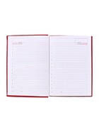 Ежедневник недатированный Calligrata. Nebraska, А5, 160 листов, твёрдый переплёт, кожзам, красный - Фото 10