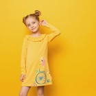 Платье для девочки, рост 140 см, цвет жёлтый 191-330-10 - Фото 1
