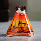 Колокольчик сувенирный «ЯНАО. Нефтяная вышка» - Фото 2