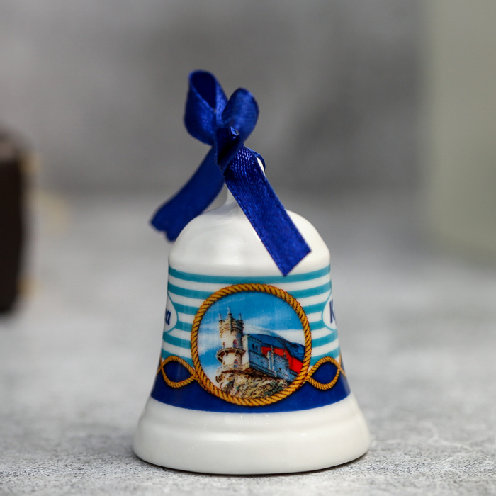 Колокольчик сувенирный «Крым. Ласточкино гнездо» - фото 1925932049