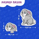 Макси - пазлы «Лесные животные», 5 пазлов, 10 деталей - Фото 2