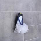 Крючок на вакуумной присоске «Пингвин», цвет чёрно-белый - Фото 4