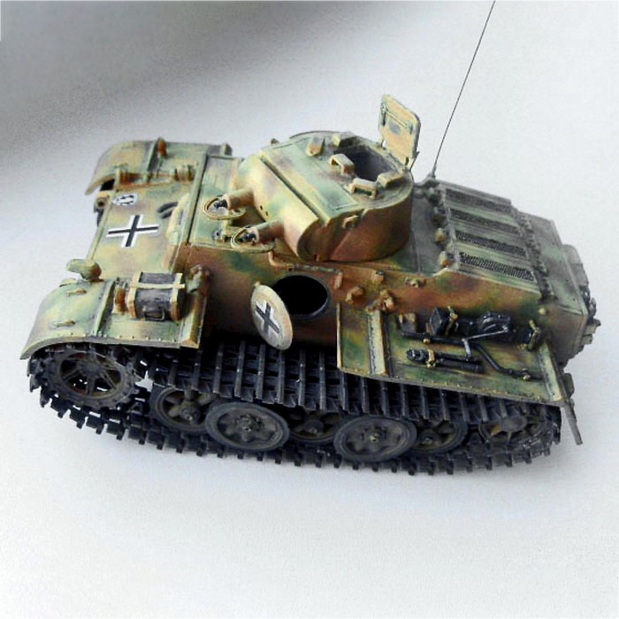 Сборная модель «Немецкий лёгкий танк Т-I F» Ark models, 1/35, (35015) - фото 1925932231