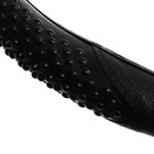 Оплетка на руль TORSO, кожа PU, массажные вставки, размер 38 см, черный - Фото 2