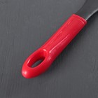 Лопатка Доляна «Рейнбоу», с отверстиями, цвет бордовый/чёрный - Фото 3