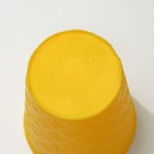 Стакан пластиковый с трубочкой и крышкой Доляна «Ананас», 450 мл, цвет жёлтый - Фото 3