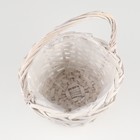 Набор корзин плетёных «Вьюнок», 3 шт., 30×14.5/36 см, 24×12.5/31 см, 19.5×10.5/25.5 см, ива - Фото 5