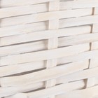 Набор корзин плетёных «Вьюнок», 3 шт., 30×14.5/36 см, 24×12.5/31 см, 19.5×10.5/25.5 см, ива - Фото 6