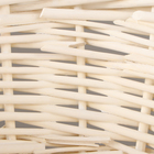 Набор корзин «Косичка», 3 шт, 35×12/38 см, 29×11/32 см, 24×10/27 см, ива - Фото 6