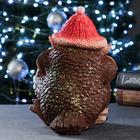 Фигура полистоун «Сова с мешком: На счастья», с блёстками, 22 см - фото 6845288