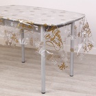 Скатерть одноразовая на стол «С Новым годом!» (прозрачная) 130 х 200 см - Фото 4