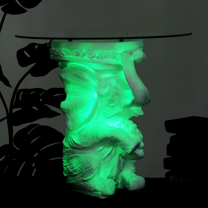 Стол светящийся "Слон сидя", 26,5×50×50 см, - Фото 1