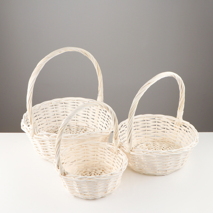 Набор корзин «Плетёнка», 3 шт. - Фото 1