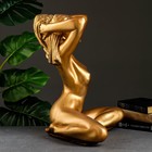 Фигура "Девушка сидя Пробуждение" бронза, 31х41х52см - Фото 2