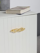 Ручка-скоба мебельная РС148GP, м/о 96 мм, цвет золото 3609801