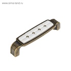 Ручка-скоба CAPPIO ELEGANT РС150AB, м/о 96 мм, керамическая, бронза - Фото 2