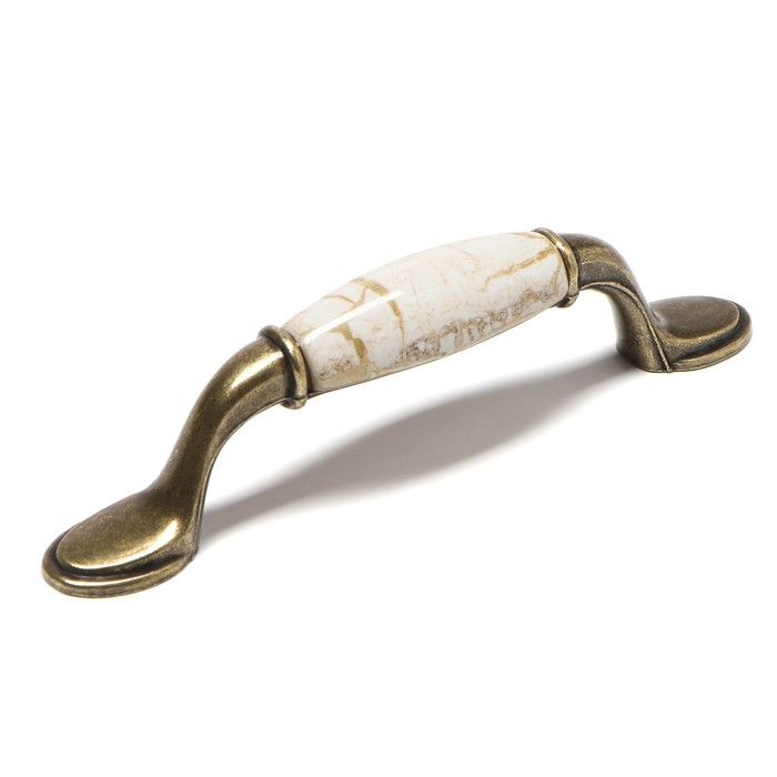 Ручка скоба ART ТУНДРА Ceramics 007, 96 мм, керамическая, бронза - Фото 1