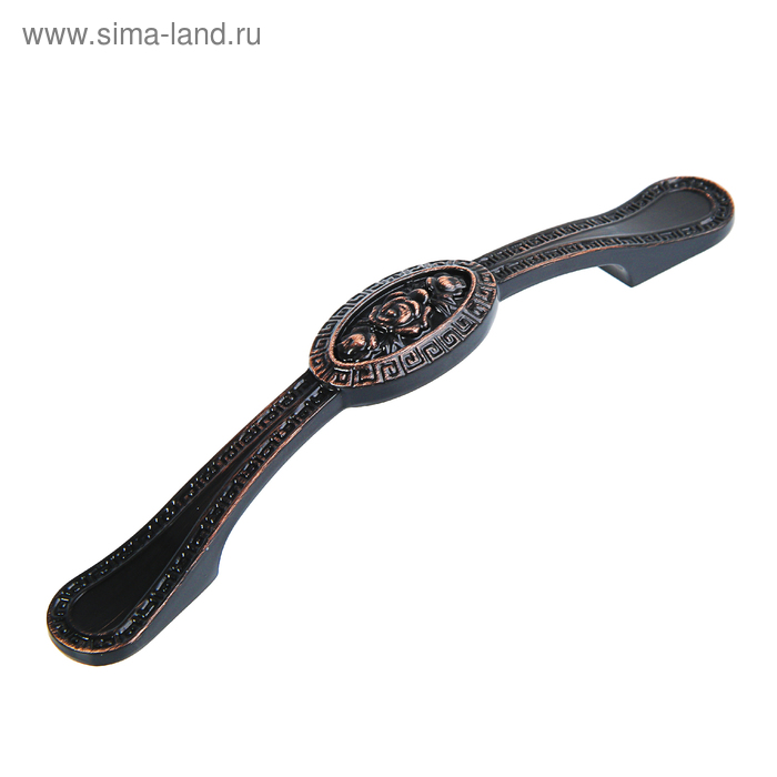 Ручка-скоба PC167ORC, м/о 128 мм, цвет черная медь - Фото 1