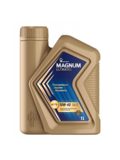 Масло моторное Rosneft Magnum Ultratec 10W-40, 1 л синт