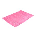 Охлаждающий коврик "Сердца", 60 х 40 см, розовый - Фото 1
