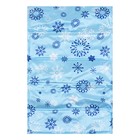 Охлаждающий коврик "Снежинки", 60 х 40 см, голубой - Фото 2