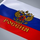 Флаг России с гербом, 20 х 30 см, шток 40 см, полиэфирный шёлк - Фото 2