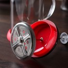 Чайник заварочный френч - пресс «Келли», 800 мл, стекло, цвет красный - Фото 2