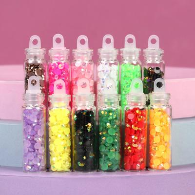 Стразы для декора, 2,5 мм, 12 бутылочек