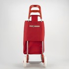Сумка-тележка хозяйственная на шнуре, цвет красный - Фото 3
