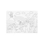 Коврик-раскраска многоразовый "Страна  единорогов" 48 х 34 см - Фото 1