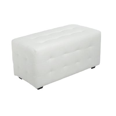 Пуф в прихожую «Терра», 800×400×420 мм, цвет белый