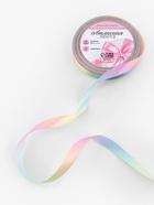 Лента атласная «Радуга», 10 мм × 18 ± 1 м, разноцветная - Фото 2