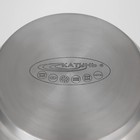 Набор кастрюль Катунь «Гретта», 3 предмета: кастрюли 2.2 л, 4.2 л, ковш 1.6 л, капсульное дно, индукция, нержавеющая сталь - Фото 8