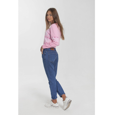 Джемпер женский KAFTAN «Снежинка», розовый, р. 44, акрил 100 %