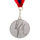 Медаль тематическая "Гимнастика" серебро - Фото 2