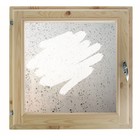 Окно 70х70 см, "Капли на стекле", однокамерный стеклопакет, хвоя - фото 301918429