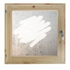 Окно 80х80 см, "Капли на стекле", однокамерный стеклопакет, хвоя - фото 301918431