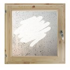 Окно 90х90 см, "Капли на стекле", однокамерный стеклопакет, хвоя - фото 301918433