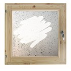 Окно 100х100 см, "Капли на стекле", однокамерный стеклопакет, хвоя - фото 298093545