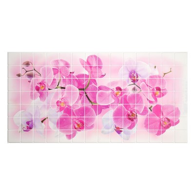 Панель ПВХ Мозаика Орхидея Розея 957х482х0,2мм