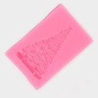 Силиконовый молд «Ель нарядная», 8×5×0,8 см, цвет МИКС - Фото 2