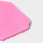 Молд «Подсолнухи», силикон, 12×9,5 см, цвет розовый - фото 4255611