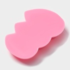 Молд для заливки Доляна «Шишки», силикон, 3 ячейки, 10.5×7 см, розовый - Фото 5