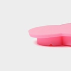 Молд для заливки Доляна «Шишки», силикон, 3 ячейки, 10.5×7 см, розовый - Фото 6