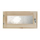 Окно, 30×60см, "Капли на стекле", однокамерный стеклопакет - Фото 1
